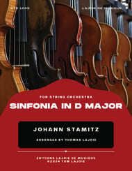 Sinfonia in D Major Orchestra sheet music cover Thumbnail